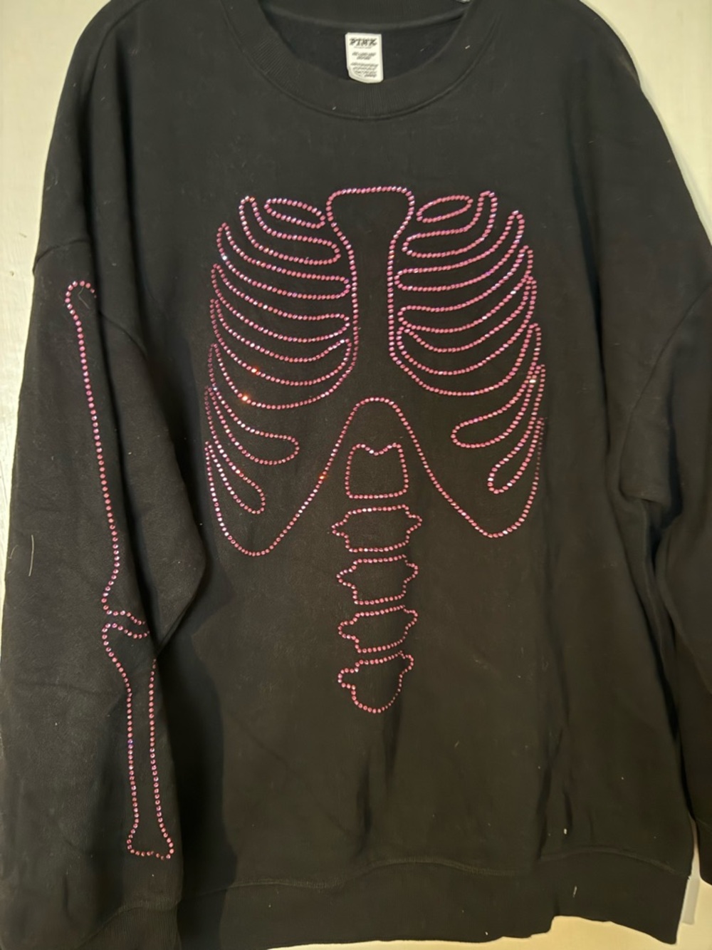 PINK Victoria's Secret Black Pullover Sweatshirt